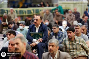 عزاداری رحلت حضرت خدیجه سلام الله علیها در حرم مطهر رضوی