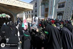 عزاداری زنان نوغان در حرم مطهر رضوی