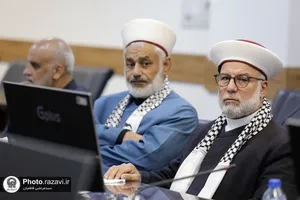 تشرف جمعی از  مسئولان کشور فلسطین به بارگاه منور رضوی