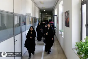بازدید جمعی از کارکنان آستان قدس رضوی از مجتمع لبنی رضوی