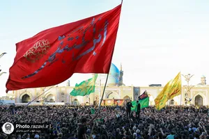 مراسم چهارپایه خوانی شهادت امام رضا علیه&zwnj;السلام