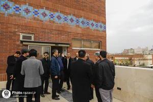 بازدید کارکنان آستان قدس از موسسات موقوفه خدمات زائر رضوی