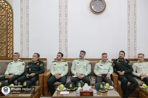 دیدار فرماندهان انتظامی استان خراسان رضوی با تولیت آستان قدس رضوی