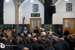 عزاداری حضرت اباعبدالله الحسین(ع) با حضور تولیت آستان قدس رضوی