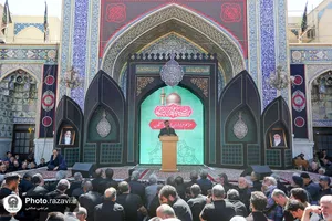 هیئت عزاداران اصفهانی در حسینیه حرم