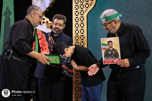 عزاداری سنتی شب ششم محرم در &laquo;حسینیه حرم&raquo;