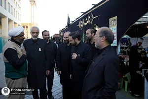 بازدید قائم مقام تولیت آستان قدس رضوی از خدمت&zwnj;رسانی مواکب اطراف حرم