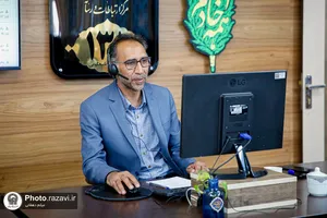 پاسخگویی تلفنی مدیر خدمات فنی و تزئینات محیطی حرم مطهر رضوی به مخاطبان سامانه ۱۳۸