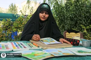 بازدید رئیس قوه قضائیه از موکب دخترانه حضرت نجمه