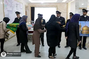 حضور جمعی از خدام حرم در مرکز نابینایان امام رضا علیه السلام