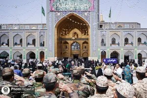 آیین سلام کارکنان ارتش در دهه کرامت