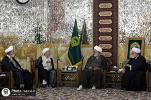 دیدار اساتید مدرسه تابستانه طلاب با تولیت آستان قدس رضوی