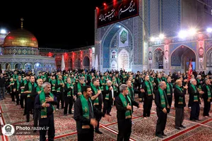 عزاداری سنتی شب دوم محرم در &laquo;حسینیه حرم&raquo;