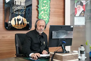 حضور مدیر خدمه حرم مطهر رضوی در سامانه ۱۳۸