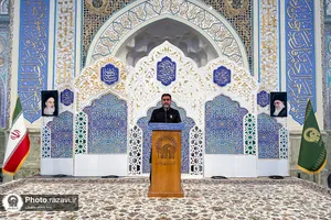 بهت و اندوه زائران حرم مطهر رضوی در لحظه اعلام خبر شهادت رئیس&zwnj;جمهور