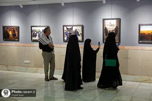 افتتاح نمایشگاه عکس مهر محرم در حرم مطهر رضوی