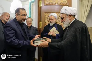 دیدار اعضای شورای قضایی استان با تولیت آستان قدس رضوی