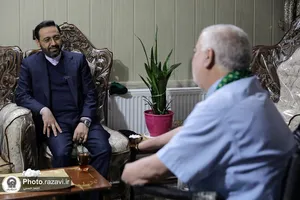 دیدار قائم مقام تولیت آستان قدس رضوی با سید رضا سجادنیا