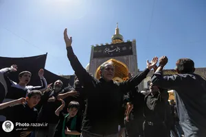 عزاداری روز شهادت امام رضا علیه&zwnj;السلام در حرم مطهر رضوی