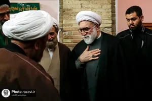 عزاداری روز شهادت امام کاظم علیه&zwnj;السلام در حرم مطهر رضوی