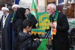 زمزمه عشق در سایه خورشید؛ وقتی ملایر به آستان رضا (ع) رسید