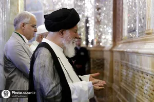 اقامه نماز عید سعید قربان در حرم مطهر رضوی