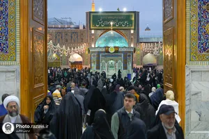 حال و هوای حرم مطهر رضوی در شب میلاد امام رضا علیه&zwnj;السلام -2