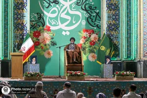جشن زائران عرب زبان بارگاه منور رضوی در عید قربان