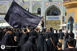 عزاداری تاسوعای حسینی در حرم مطهر رضوی