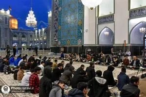 جلسه سنتی قرآن کریم در مسجد گوهرشاد