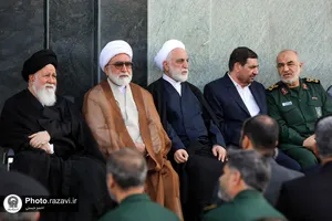 مراسم چهلم شهدای خدمت در حرم مطهر رضوی-2