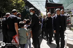 بازدید قائم مقام تولیت آستان قدس رضوی از موکب بنیاد بهره وری موقوفات