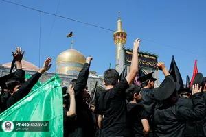 عزاداری هیئت کودکان در حرم مطهر رضوی