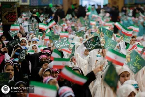 ضیافت افطاری 2000 دانش آموزان دختر مشهدی
