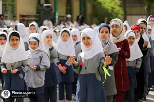 چهارشنبه های امام رضایی در دبستان دخترانه عترت