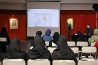 کارگاه نگارگری در نگارخانه رضوان