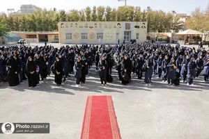 آیین بازگشایی مدارس امام رضا(ع)