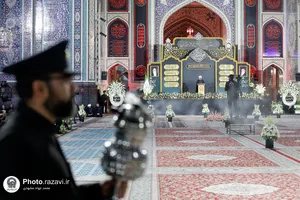 آیین خطبه&zwnj;خوانی شب عاشورای حسینی در حرم مطهر رضوی -2