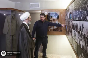 تشرف آیت&zwnj;الله محمود رجبی به حرم مطهر رضوی