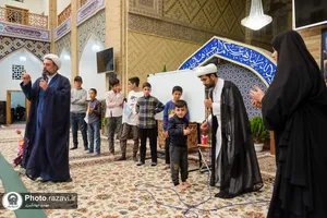 نشست قرآنی ویژه کودکان ناشنوا در حرم مطهر رضوی