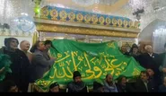 تشرف زائران عراقی به حرم مطهر حضرت حسین بن موسی الکاظم (ع)