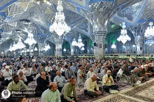 مراسم بزرگداشت شهید حجت&zwnj;الاسلام سیدحسن نصرالله در حرم مطهر رضوی