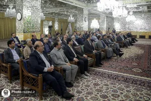 دیدار مدیران شهری مشهد با تولیت آستان قدس رضوی