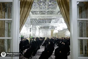آیین اعطای احکام خدمه حرم مطهر رضوی