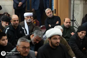 حضور تولیت آستان قدس رضوی در جمع عزاداران فاطمی بخش رضویه مشهد