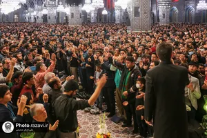 مراسم گرامیداشت حماسه ٩ دی در حرم مطهر رضوی - 1