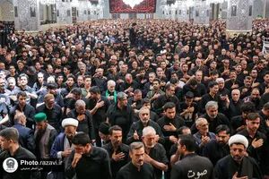 مقتل خوانی روز عاشورا در حرم مطهر رضوی