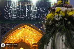 حال و هوای حرم مطهر رضوی در شب نیمه شعبان
