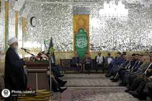 دیدار جمعی از ورزشکاران با تولیت آستان قدس رضوی