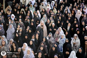 اقامه نماز عید سعید قربان در حرم مطهر رضوی-١